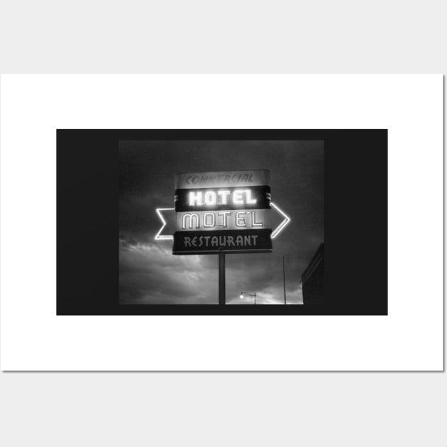 Hotel Sign, 1942. Vintage Photo Wall Art by historyphoto